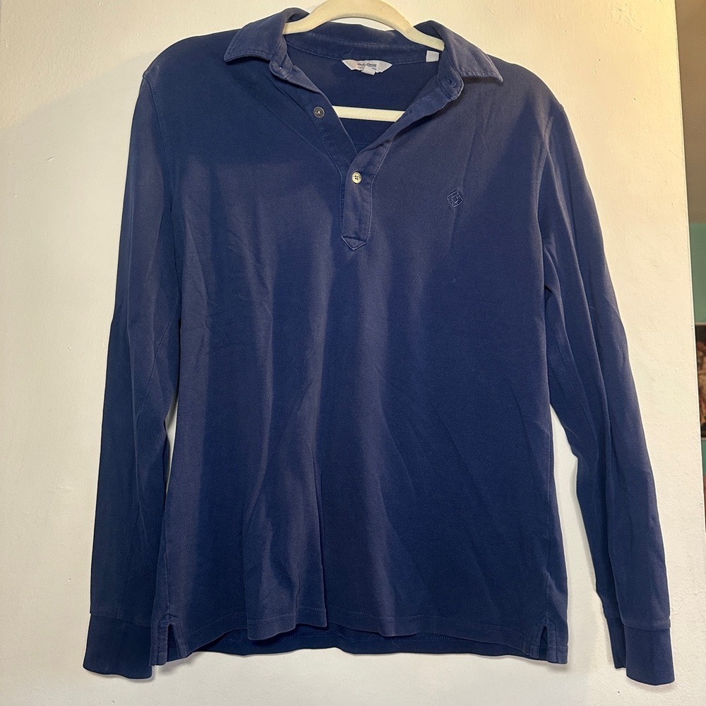 Hardy Amies Deep Blue Polo Shirt